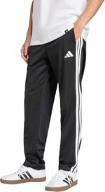 Adidas Mens 3-Stripes Tricot Open Hem Track Pants