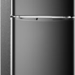 BANGSON Mini Fridge with Freezer, 2 Door Small Refrigerator with Freezer, Small Fridge for Bedroom, 3.2 CU.FT, For Home, Office, Dorm, Garage or RV, Black
