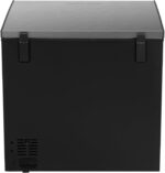 FRIGIDAIRE Chest Deep Freezer, 7 Cu. Ft, Black Adjustable Thermostat-Removable Vinyl Coated Wire Basket-Easy Defrost Drain, Eye-Catching Stainless Steel Top Door- Garage Ready - Image 8