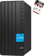 HP Tower Desktop 290 G9 Computer, Intel I3-13100 (Up to 4.5GHz) CPU, 8GB RAM, 256GB PCIe SSD, Intel UHD Graphics 730, Wired Keyboard and Black Mouse, Win 11 Home, WiFi Adapter