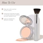 Suggest a better title and return a single title only without any other comments: PÜR MINERALS 4-in-1 Pressed Mineral Makeup Powder Foundation with SPF 15 - Concealer & Finishing Compact Pressed Powder for Face - Buildable Medium to Full Coverage Foundation Powder - Image 9