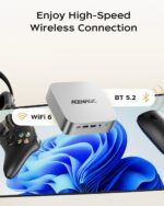 ACEMAGIC K1 Mini PC Windows 11 Pro, Intel Core 12600H (Beat 12450H up to 4.5 GHz) Mini Computers, 16GB DDR4 RAM 512GB SSD Triple 4K Display Desktop Micro Small Pc with BT5.2/WiFi6/HDMI/USB3.2 - Image 7