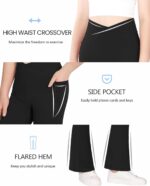 Suggest a better title and return a single title only without any other comments: JOCMIC Girls Flare Leggings Kids Bell Bottom High Waisted Yoga Dance Flared Bootcut Pants - Image 6