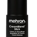 Suggest a better title and return a single title only without any other comments: Mehron Makeup CreamBlend Stick | Face Paint, Body Paint, & Foundation Cream Makeup | Perfect for Halloween .75 oz (21 g) (White)