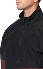 adidas Men's Size Future Icons 3-Stripes Woven Half-Zip Sweatshirt - Image 4