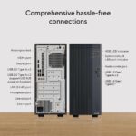 ASUS V500 Home & Business Desktop Computer Intel Core i7 (Up to 4.9GHz), 16GB RAM, 512GB PCIe + 500GB External, Display Port, WiFi 6, HDMI, Keyboard & Mouse, 2-Monitor Support 4K, Windows 11 - Image 2