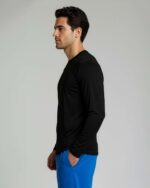 Real Essentials 4 Pack: Mens Long Sleeve Dry Fit T Shirts Hiking Fishing Workout Gym Work Sun UPF 50 Wicking Running Tee - Image 7