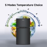 BANGSON Mini Fridge with Freezer, 2 Door Small Refrigerator with Freezer, Small Fridge for Bedroom, 3.2 CU.FT, For Home, Office, Dorm, Garage or RV, Black - Image 3