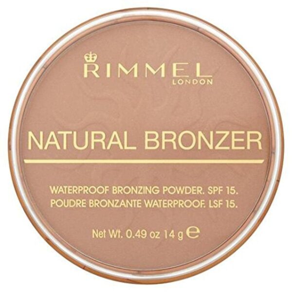 Suggest a better title and return a single title only without any other comments: Rimmel London Natural - 022 Sun Bronze - Bronzer, Matte Finish, 0.49oz