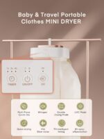 Portable Clothes Dryers, Mini Laundry Dryers with Timer Function & Dry Bag, Easy to Use Multiple Compact Dryer for Clothes, for Travel, Apartment, RV, Dorm, for Light Clothes, Underwear, Baby Clothe - Image 2