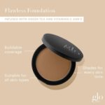 Suggest a better title and return a single title only without any other comments: Glo Skin Beauty Pressed Base Powder Foundation Makeup (Chestnut Medium) - Flawless Coverage for a Radiant Natural, Second-Skin Finish - Image 2