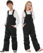 Suggest a better title and return a single title only without any other comments: GSOU SNOW Kids Snow Bibs Girls Boys Snow Pants Ski Bib Overall Waterproof Windproof Warm for Winter (3-16Years) - Image 4