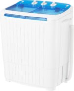 Portable Washing Machine,18 lbs Capacity,Washer and Dryer Combo Machine for Homes & Apartments,Twin Tub Laundry Washer with Spin Cycle