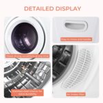 Euhomy 2.65 Cu.Ft Portable Dryer with Exhaust Hose, clothes dryer with four functions, 1400w dryer machine with Stainless Steel Drum, Suitable for Apartments, RVs, Gym - Image 4