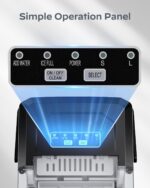 Silonn Ice Maker Countertop, Portable Ice Machine with Carry Handle, Self-Cleaning Ice Makers with Basket and Scoop, 9 Cubes in 6 Mins, 26 lbs per Day, Ideal for Home, Kitchen, Camping, RV - Image 4