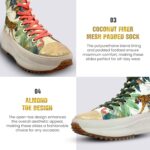 JATAREA Women's Fashion Sneakers – Genuine Leather Casual Shoes, Comfortable Cushioned Insole, Stylish Lifestyle, Lightweight & Durable Travel Sneakers - Image 5