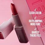 MAYBELLINE Serum Lipstick, Hydrating Lip Makeup with 8HRs of Lip Plumping Moisture with Hyaluronic Acid + Oil Blend, Wild Card (Midtone Red Matte) - Image 3