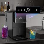 Kismile Countertop Nugget Ice Maker, 33LBS/24H, Soft Chewable Ice, One-Click, One-Touch Automatic Ice Dispensing, Self-Cleaning, 1.8L Removable Water Tank, Ideal for Home/Kitchen/Bar/Office - Image 6