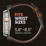 Suitisbest Leather Band Compatible for Apple Watch Ultra Band 49mm 46mm 45mm 44mm 42mm 41mm 40mm, Genuine Leather Replacement Strap for iWatch series 11 10 9 8 7 6 5 4 3 2 1, SE 3 2 1, Ultra 3 2 1 - Image 4