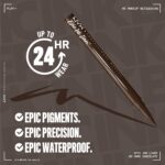 NYX PROFESSIONAL MAKEUP Epic Ink Liner, Waterproof Liquid Eyeliner with Vegan Formula - Dark Chocolate (Dark Brown Matte) - Image 5