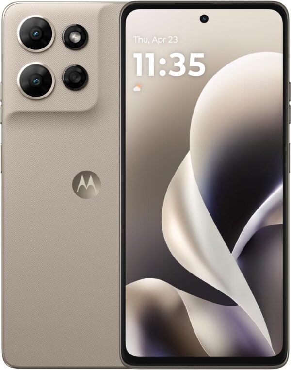 Motorola Moto G Power - 2026 | Unlocked | Made for US 8/128GB | 50MP Camera | Pantone Pure Cashmere | Universal unlocked, AI camera system, Military grade, Ram boost