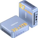 GEEKOM AX8 Max Mini PC with AMD Ryzen 7 8745HS Dual 2.5GbE Lan Port| 32GB DDR5(Upgradable),1TB NVMe SSD(Expandable)| Radeon 780M,USB4.0(40Gbps),Quad Display| Windows 11 Pro Gaming,Office,Video Editing