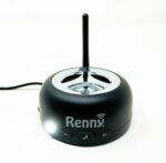 RENNY - Loud Cell Phone Ringer, Amplifier & Flasher for Hearing Impaired & Noisy Environments (117dB) | Wireless Bluetooth Auto-Connect | 5 Selectable Ringtones | No Missed Calls