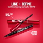 REVLON ColorStay Lash Serum + Liner, Waterproof Eyeliner, Healthier Looking Eyelashes, Smudge-Resistant Flexible Brush Tip, 001 Blackest Black - Image 11