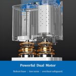 Portable Twin Tub 18lbs Washing Machine with Drying Rack and 10 Hangers, 11lbs Washer Mini Compact Laundry Machine with 7lbs Spinner, Semi-automatic Washer Combo for Dorms, Apartment - Image 5