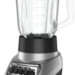 BLACK+DECKER PowerCrush Multi-Function Blender with 6-Cup Glass Jar, 4 Speed Settings, Silver