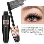4D Silk Fiber Lash Mascara, Waterproof Long Lasting Mascara Black Volume and Length Natural, Exquisitely Full, Lengthening Thickening Softer Fuller Lashes Amplify Smudge-Proof Eyelash Mascaras,1 Pack - Image 7