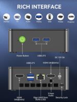 GMKtec G3 Pro Mini PC, Intel Core i3-10110U (Beats 4300U/N150) 16GB DDR4 (Dual Channel) 512GB PCIe M.2 SSD, Desktop Computer 4K Dual HDMI/USB3.2/WiFi 6/BT5.2/2.5GbE for Office, Business - Image 6