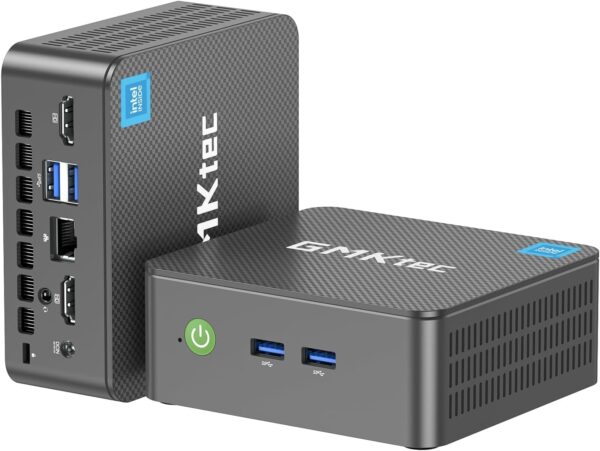 GMKtec Mini PC Computers N95(Turbo 3.4GHz) 16GB DDR4 512GB SSD Desktop Computer 4K Dual HDMI Display/3x USB3.2/WiFi 5 BT5.0/RJ45 Ethernet Nucbox G3S