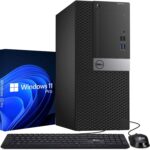 Dell Tower Desktop PC – Intel Core i7-7700 7th Gen Processor – 16GB DDR4 RAM – 512GB SSD – Keyboard & Mouse – Wi-Fi – Office, Home, Business Desktop Computer Windows 11 Pro (Renewed)