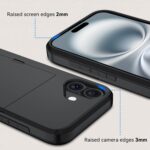 Qinmay Compatible with iPhone 17 Case Wallet,Built-in Card Holder, Heavy Duty Protective Dual Layer Shockproof Hidden Card Slot Slim Wallet Phone Cover for iPhone 17 ，Black - Image 4