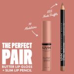NYX PROFESSIONAL MAKEUP Butter Gloss, Non-Sticky Lip Gloss - Madeleine (Mid-Tone Nude) - Image 4