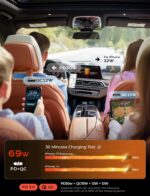 LISEN Retractable Car Charger, for Gifts for Him Her, 69W Cars Adapter USB C Fast Charger for iPhone 17-12, Car Accessories Gadgets for Men, Anniversary Birthday Gifts for Men Women, for Samsung - Image 7