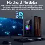 Desktop Computer Tower PC, Intel Core i7-4770-3.4GHz, 16GB DDR3 RAM, 512GB SSD Hard Drive, RGB Fan x 3, Wi-Fi 6.0, USB 3.0, HDMI, Windows 11 Home or Office - Image 3