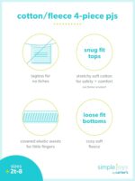 Simple Joys by Carter's baby-girls 4-piece Pajama Set - Image 6