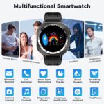 2026 Smart Watch, 1.43" Bluetooth 5.4 Call AMOLED Smartwatch for Men Women, 130+ Sports Modes, 60+Days Flashlight, 24/7 Heart Rate/Sleep Monitor, IP68 Waterproof Fitness Watch Tracker for Android iOS - Image 6