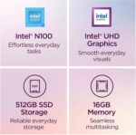 Lenovo A100 24” FHD All-in-One Desktop Computer, Intel 4-Core Processor, 16GB RAM, 512GB SSD, WiFi 6, Bluetooth 5.2, RJ45, Business & Home, Wired Keyboard and Mouse, Windows 11 Pro, W/Accessories - Image 3