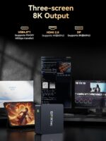 GMKtec Gaming Mini PC Ryzen 7640HS (Beats 6800H/6800U) 16GB DDR5 512GB NVMe SSD Dual NIC LAN 2.5GbE /WiFi 6E BT5.2 /USB4 Desktop Computers Office Home M6 Ultra - Image 5