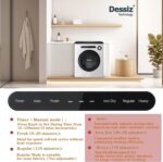 1.6 Cu.Ft.,11LBS Compact Dryer 950W Portable Clothes Dryer Machine with Stainless Steel Drum and Exhaust Hose,Dryer for RVs, Apartments,Dorm Rooms- Quiet, Sturdy,Easy to Use and LED Display - Image 3