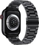 EPULY Metal Band Compatible with Apple Watch Bands for Men 49mm 46mm 45mm 44mm 42mm 41mm 40mm 38mm, Business Stainless Steel Strap for iWatch Bands Series 11 10 9 8 7 6 5 4 3 2 1, SE3 2 1, Ultra3 2 1 - Image 2