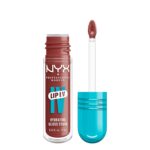 NYX PROFESSIONAL MAKEUP Lip IV Hydrating Glossy Lip Stain, Long-Lasting, Tinted, Vegan Formula with 12 HR Hydration - Hydra Honey (Brown)