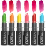 Fran Wilson MOODmatcher Lipstick, 6PC Collection of the Original Color-Change Lipstick - Maskproof, 12 HOUR Long Wear, Enriched with Aloe & Vitamin E for Ultra-Hydration and Moisture, 0.12 Oz each