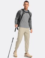 G Gradual Men's Joggers with Zipper Pockets Lightweight Athletic Workout Pants Quick Dry Sweatpants for Men Running Hiking - Image 7