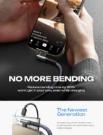 AINOPE USB C to USB C Cable 60W 2Pack 6.6ft C to C Cable Fast Charging Type C Charger Fast Charging Right Angle Sideways Phone Charger USBC - USBC for iPhone 17 Pro Max 16 Accessories Samsung S25 iPad - Image 3