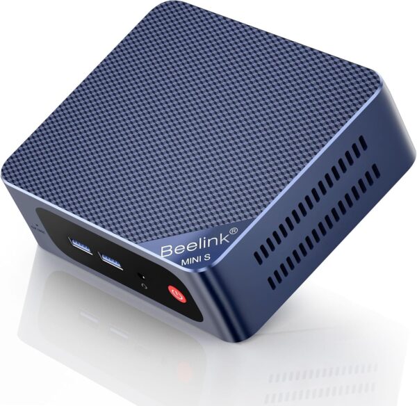 Beelink Mini S13 PRO Mini PC Intel 13th N150(Up to 3.6GHz), 16GB DDR4 500GB SSD, Micro PC 4K Dual HDMI Display/1000Mbps LAN/WiFi6/BT5.2/USB3.2/WOL Home/Office Mini Computer
