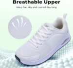 MAFEKE Womens Wide Toe Box Walking Shoes Arch Support Orthotic Shoes Tennis Gym Fashion Sneakers for Swelling Bunion Plantar Fasciitis US 6-11 - Image 6